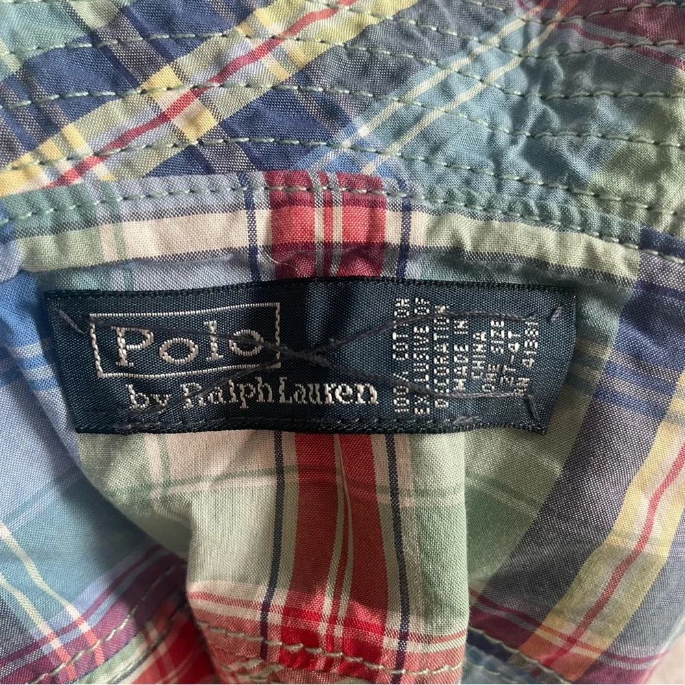 3 for $30 | Polo Ralph Lauren Plaid Bucket Fisherman Hat | Reversible | 2yr—4yr - Picture 7 of 8